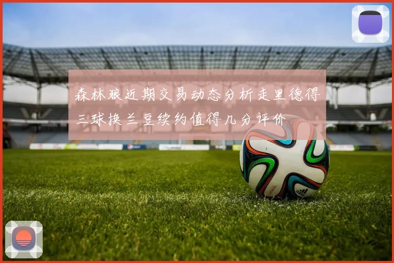 森林狼近期交易动态分析走里德得三球换兰豆续约值得几分评价
